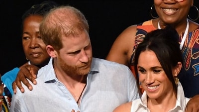 CEO of Invictus Games was advised to use 'Ma'am' for Meghan and 'Sir' for Harry, reflecting their changed status after stepping back from royal duties. (AFP) CEO of Invictus Games was advised to use 'Ma'am' for Meghan and 'Sir' for Harry, reflecting their changed status after stepping back from royal duties. (AFP)