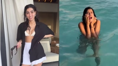 Khushi Kapoor and Janhvi Kapoor on vacation Khushi Kapoor and Janhvi Kapoor on vacation