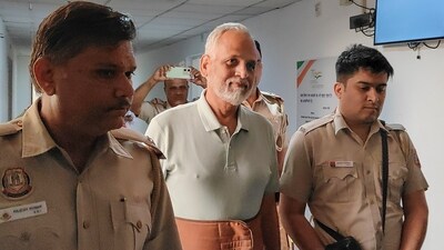 AAP leader Satyendar Jain being produced before the Rouse Avenue Court in a money laundering case, in New Delhi, Friday, Oct. 18, 2024. Hours later, the court granted bail to Jain in the case. AAP leader Satyendar Jain being produced before the Rouse Avenue Court in a money laundering case, in New Delhi, Friday, Oct. 18, 2024. Hours later, the court granted bail to Jain in the case.