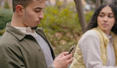 Don't let your phone de-humanise you. (Pexels) Don't let your phone de-humanise you. (Pexels)