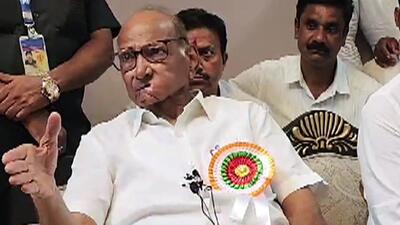 Sharad Pawar held back little on Tuesday when he accused nephew Ajit Pawar of splitting the family to pursue his political ambitions. (ANI FILE) Sharad Pawar held back little on Tuesday when he accused nephew Ajit Pawar of splitting the family to pursue his political ambitions. (ANI FILE)