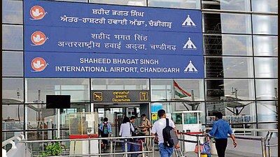The court was hearing a public interest litigation (PIL), pending since December 2015, when it was approached by the Mohali Industries Association, alleging lack of facilities at the airport. (Keshav Singh/HT) The court was hearing a public interest litigation (PIL), pending since December 2015, when it was approached by the Mohali Industries Association, alleging lack of facilities at the airport. (Keshav Singh/HT)