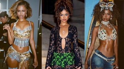 Tyla's CFDA red carpet look begs a deep dive into her Y2K meets showgirl aesthetic (Photos: Instagram) Tyla's CFDA red carpet look begs a deep dive into her Y2K meets showgirl aesthetic (Photos: Instagram)