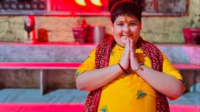 Abhinav Arora, 10, has nearly a million followers on Instagram, where he describes himself as India's youngest spiritual orator. (Instagram/@abhinavaroraofficial) Abhinav Arora, 10, has nearly a million followers on Instagram, where he describes himself as India's youngest spiritual orator. (Instagram/@abhinavaroraofficial)