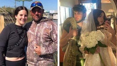 Lana Del Rey reacted to fan's Halloween post dressing up as her and husband Jeremy Dufrene. Lana Del Rey reacted to fan's Halloween post dressing up as her and husband Jeremy Dufrene.