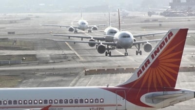 Over 100 Indian flights received bomb threats on Tuesday. (Picture for representation) (Prasad Gori/HT File Photo) Over 100 Indian flights received bomb threats on Tuesday. (Picture for representation) (Prasad Gori/HT File Photo)