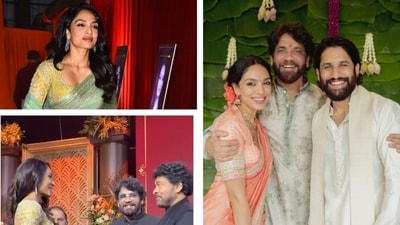 Nagarjuna recently introduced Sobhita Dhulipala to Chiranjeevi at ANR Awards. Nagarjuna recently introduced Sobhita Dhulipala to Chiranjeevi at ANR Awards.