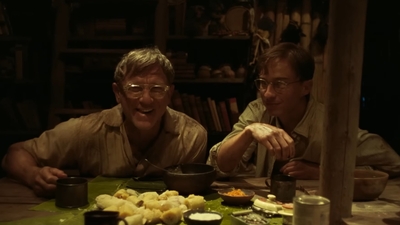 Daniel Craig and Drew Starkey in a still from Queer.