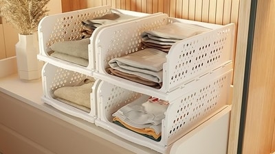 Keep your wardrobe clutter-free and organised with versatile, space-saving organisers for every item. Keep your wardrobe clutter-free and organised with versatile, space-saving organisers for every item.