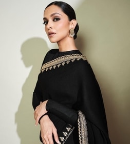 Take inspiration from actor Deepika Padukone to try out gold earrings with details like pearls (Photo: Instagram) Take inspiration from actor Deepika Padukone to try out gold earrings with details like pearls (Photo: Instagram)
