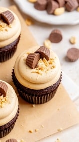 Peanut butter cupcakes (instagram)