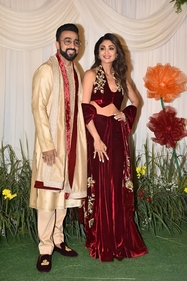 Shilpa Shetty and Raj Kundra hosted a bash in 2023.
