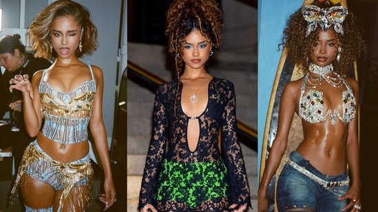 Tyla's CFDA red carpet look begs a deep dive into her Y2K meets showgirl aesthetic (Photos: Instagram)