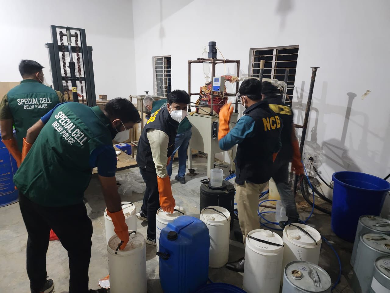 NCB said the Delhi Police’s special cell also participated in the operation as the drug network had footprints across several places in Delhi NCB said the Delhi Police’s special cell also participated in the operation as the drug network had footprints across several places in Delhi