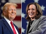 This combination of photos shows Republican presidential nominee former President Donald Trump, left, speaking at a campaign event Sept. 25, 2024, in Mint Hill, N.C., and Democratic presidential nominee Vice President Kamala Harris, right, speaking a campaign event Oct. 19, 2024, in Atlanta. (AP Photo) This combination of photos shows Republican presidential nominee former President Donald Trump, left, speaking at a campaign event Sept. 25, 2024, in Mint Hill, N.C., and Democratic presidential nominee Vice President Kamala Harris, right, speaking a campaign event Oct. 19, 2024, in Atlanta. (AP Photo)