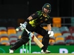 Australia's Matthew Wade plays a shot Australia's Matthew Wade plays a shot