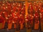 An idol of Ram Lalla was consecrated at the Ayodhya temple in January this year, a landmark event led by Modi who had also given a clarion call to go beyond the grand temple's construction to build the foundation of a 