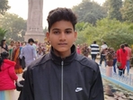 Anurag, 17, son of Ramjeet Yadav,