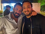 Zeeshan Siddique with Salman Khan