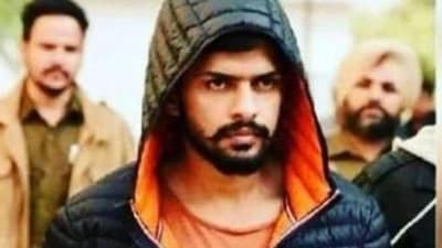 Gangster Lawrence Bishnoi is the alleged “mastermind” in the Sidhu Moosewala killing. Gangster Lawrence Bishnoi is the alleged “mastermind” in the Sidhu Moosewala killing.