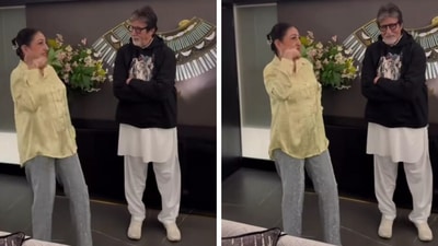 Harleen Sidana dances for Amitabh Bachchan Harleen Sidana dances for Amitabh Bachchan