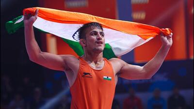 Chirag Chikara won the 57kg gold at the under-23 Worlds recently. (X) Chirag Chikara won the 57kg gold at the under-23 Worlds recently. (X)