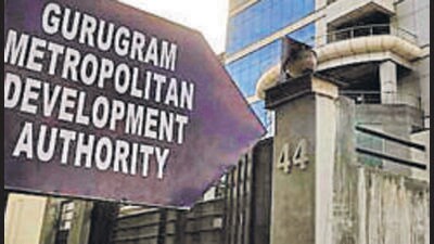 Currently, GMDA operates out of a rented building in Sector 44, leased from the Indian Railways Catering and Tourism Corporation (IRCTC). (HT Archive) Currently, GMDA operates out of a rented building in Sector 44, leased from the Indian Railways Catering and Tourism Corporation (IRCTC). (HT Archive)