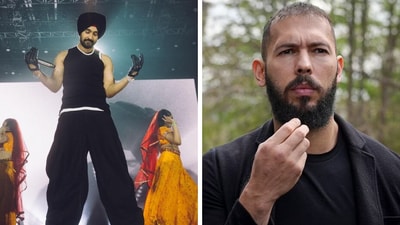 Diljit Dosanjh fans did not take kindly to Andrew Tate's jibe at him Diljit Dosanjh fans did not take kindly to Andrew Tate's jibe at him