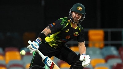Australia's Matthew Wade plays a shot (AFP) Australia's Matthew Wade plays a shot (AFP)