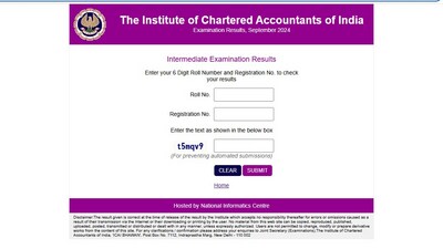 ICAI CA Inter results 2024 results for September exam have been released at icai.nic.in. The direct link to check is given here. ICAI CA Inter results 2024 results for September exam have been released at icai.nic.in. The direct link to check is given here.