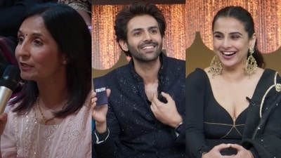 Mala Tiwari, Kartik Aaryan and Vidya Balan on Kapil Sharma's show Mala Tiwari, Kartik Aaryan and Vidya Balan on Kapil Sharma's show