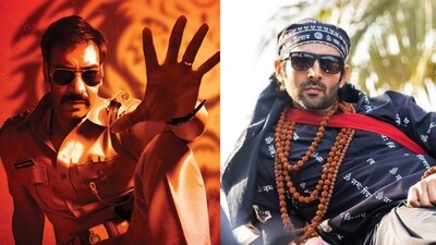 Ajay Devgn's Singham Again and Kartik Aaryan-starrer Bhool Bhulaiyaa 3 are releasing on November 1. Ajay Devgn's Singham Again and Kartik Aaryan-starrer Bhool Bhulaiyaa 3 are releasing on November 1.