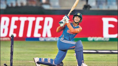Smriti Mandhana scored the eighth ODI ton of her career against New Zealand in Ahmedabad on Tuesday. (AP) Smriti Mandhana scored the eighth ODI ton of her career against New Zealand in Ahmedabad on Tuesday. (AP)