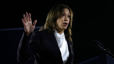 Kamala Harris speaks out about Joe Biden's ‘garbage’ remark (Photo by Kevin Dietsch / GETTY IMAGES NORTH AMERICA / Getty Images via AFP) (Getty Images via AFP) Kamala Harris speaks out about Joe Biden's ‘garbage’ remark (Photo by Kevin Dietsch / GETTY IMAGES NORTH AMERICA / Getty Images via AFP) (Getty Images via AFP)