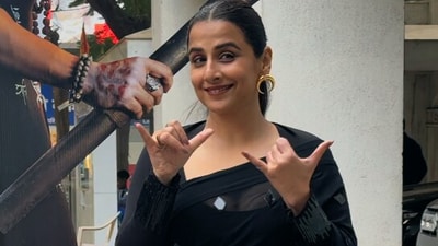 Vidya Balan rocked a contemporary gothic glam look for Bhool Bhulaiyaa 3 promotions. (PC: Ashutosh Rai) Vidya Balan rocked a contemporary gothic glam look for Bhool Bhulaiyaa 3 promotions. (PC: Ashutosh Rai)
