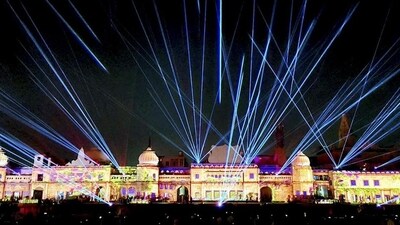 Prime Minister Narendra Modi on Tuesday said Diwali will be historic this year as after a 500-year-wait, thousands of lamps will be lit on the festival in the temple built on the birthplace of Ram Lalla in Ayodhya. (HT_PRINT) Prime Minister Narendra Modi on Tuesday said Diwali will be historic this year as after a 500-year-wait, thousands of lamps will be lit on the festival in the temple built on the birthplace of Ram Lalla in Ayodhya. (HT_PRINT)