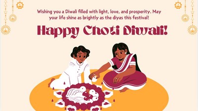 May this Choti Diwali bring you closer to your dreams and aspirations. May the diyas light up your life with success, love, and peace. Happy Choti Diwali to you! May this Choti Diwali bring you closer to your dreams and aspirations. May the diyas light up your life with success, love, and peace. Happy Choti Diwali to you!