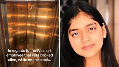 After Gursimran Kaur's tragic death, several TikTok users who have worked at Walmart have shared their insights into the mechanics of the walk-in oven. (TikTok/@chrisbreezie599) After Gursimran Kaur's tragic death, several TikTok users who have worked at Walmart have shared their insights into the mechanics of the walk-in oven. (TikTok/@chrisbreezie599)