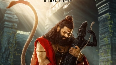 Rishabh Shetty's first look as Lord Hanuman from Prasanth Varma's Jai Hanuman was recently unveiled.