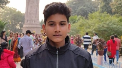 Anurag, 17, son of Ramjeet Yadav, (X/BhimArmyChief)