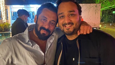 Zeeshan Siddique with Salman Khan Zeeshan Siddique with Salman Khan