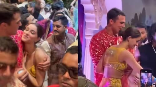 Ananya Panday and Walker Blanco at the Ambani wedding Ananya Panday and Walker Blanco at the Ambani wedding