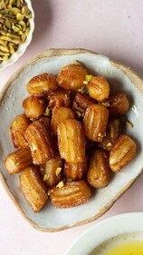 Gulab jamun churros Gulab jamun churros