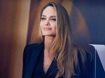 Angelina Jolie poses at the BFI London Film Festival on October 18, 2024. (Photo by BENJAMIN CREMEL / AFP)