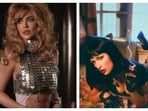 Celebs dressed up in iconic movie characters like Barbella and Mia Wallace.