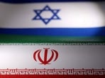 Israeli and Iranian flags are seen in this illustration taken (Reuters/Representational image)