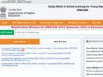 NTA SWAYAM July 2024 semester exam deadline has been extended, The revised dates are given here.
