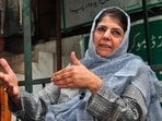 Peoples Democratic Party (PDP) President Mehbooba Mufti addresses a press conference at the party headquarters, in Srinagar. (File image) Peoples Democratic Party (PDP) President Mehbooba Mufti addresses a press conference at the party headquarters, in Srinagar. (File image)