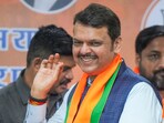 Maharashtra Dy CM Devendra Fadnavis during a press conference in Mumbai on Thursday.