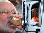 Donald Trump's recent stunt involving a garbage truck aimed at Joe Biden mirrors Modi's 'Chaiwala' strategy.